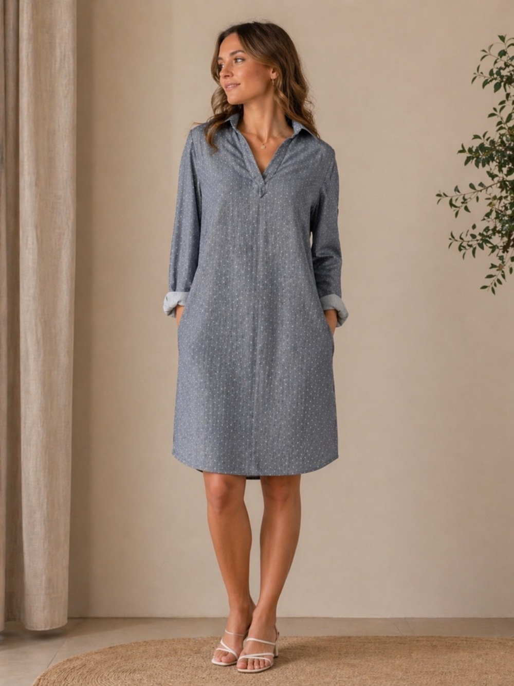 Kenneth Cole dress with polka dots 4